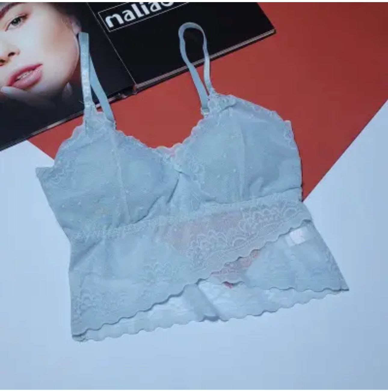 Padded Seamless Floral Bra