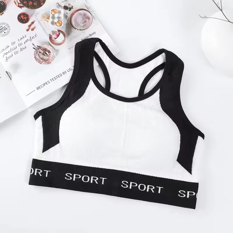 New Arrival Sports Bra Light Padded Full coverage Bra removable Pad