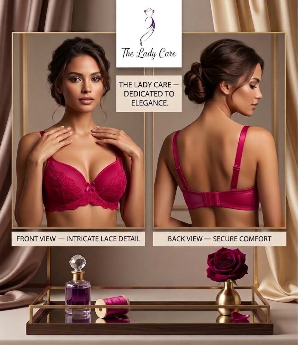 ✨ Luxe Lace Push-Up Bra – Elegant Lift & Feminine Charm