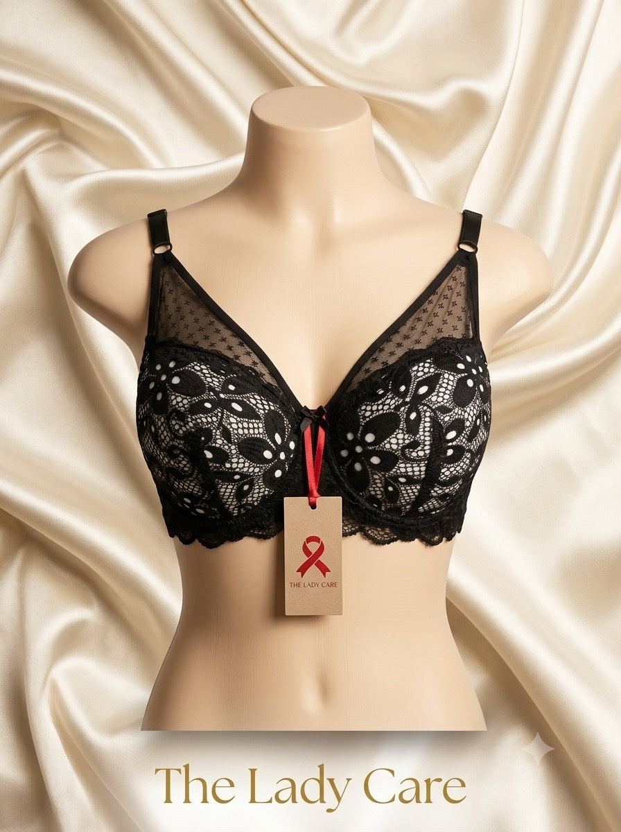 Lace Push up Bra Plus Size Anti-Sagging Full Cup
Breathable Comfortable Big Bust Lingerie