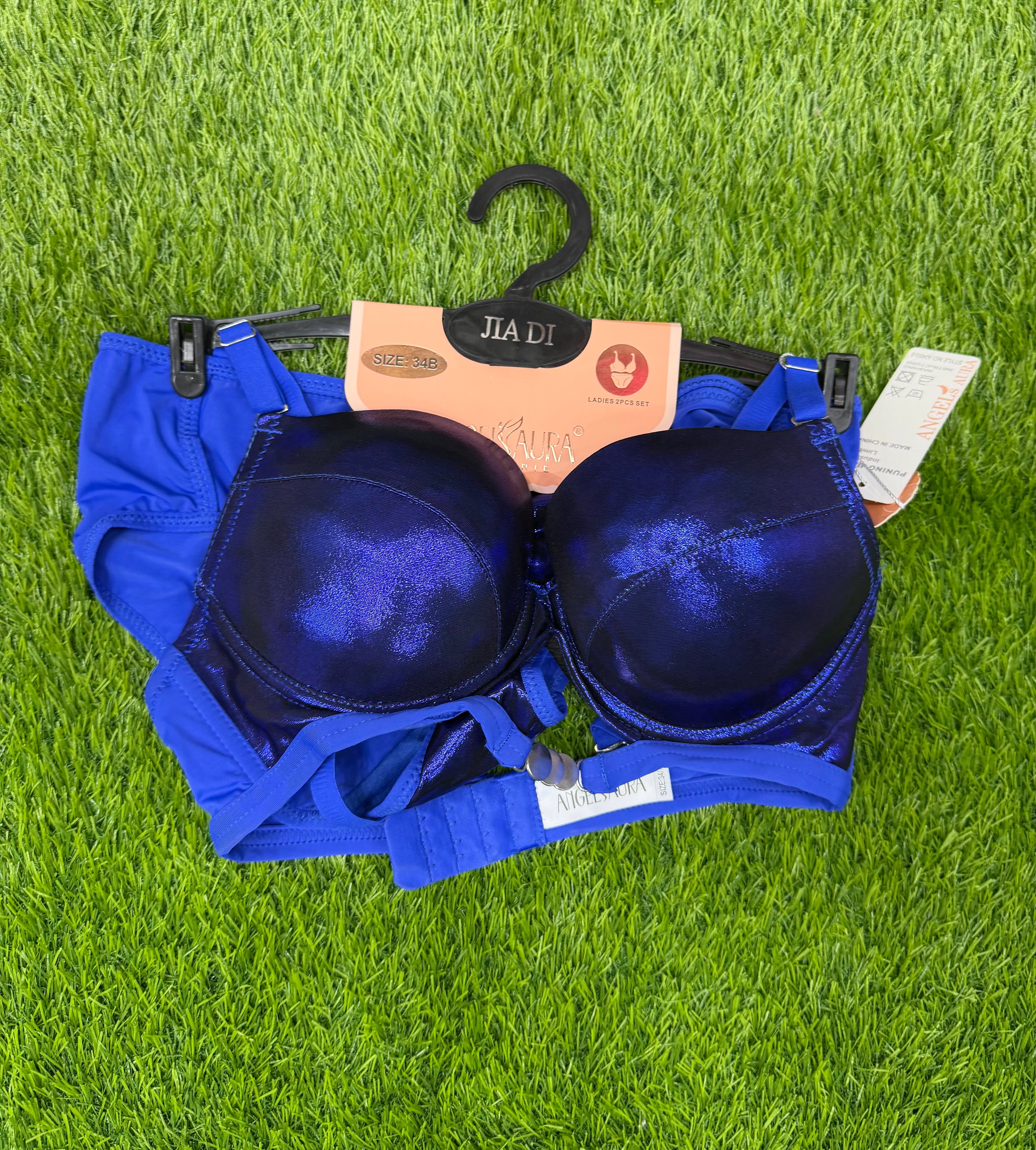 Lustrous -metallic-lingerie-set