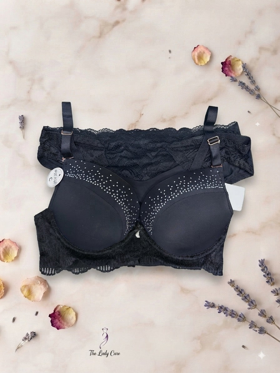 Womens Push up Lace Bra Panty Set Underwire
Sexy Lingerie OEM ODM Wholesale Underwear Set
