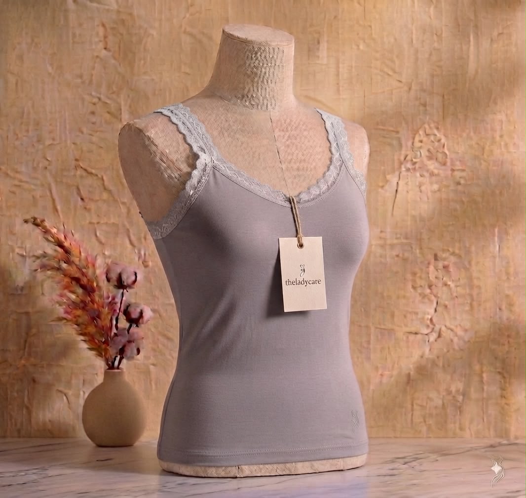Lightweight fabric with Embroidered lace
Camisoles
Feel comfortable. Feel confident. Feel( pack of too )