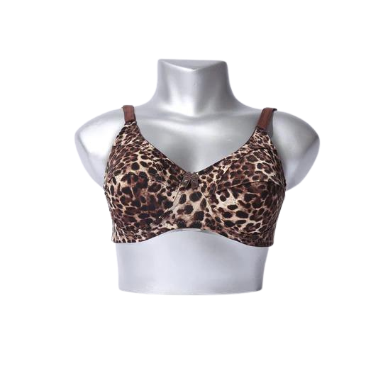 GALAXY NON PADDED BRA ( CHEETA PRINT )