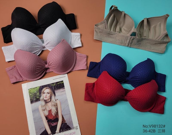 BOW SINGLE PADDED WIRE BRA