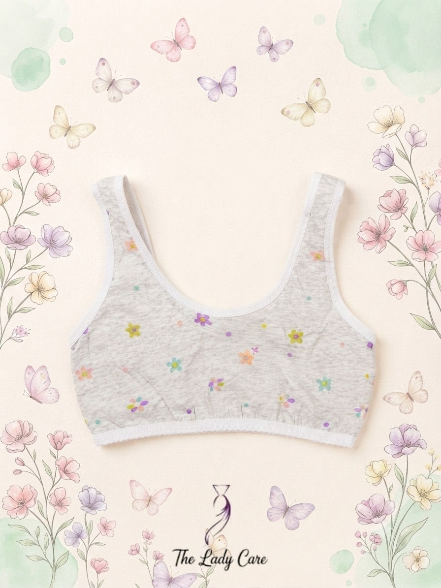 Comfortable Crop Top / Training Bra
Perfect as a reliable and comfortable training bra or casual innerwear.( Pack Of three )