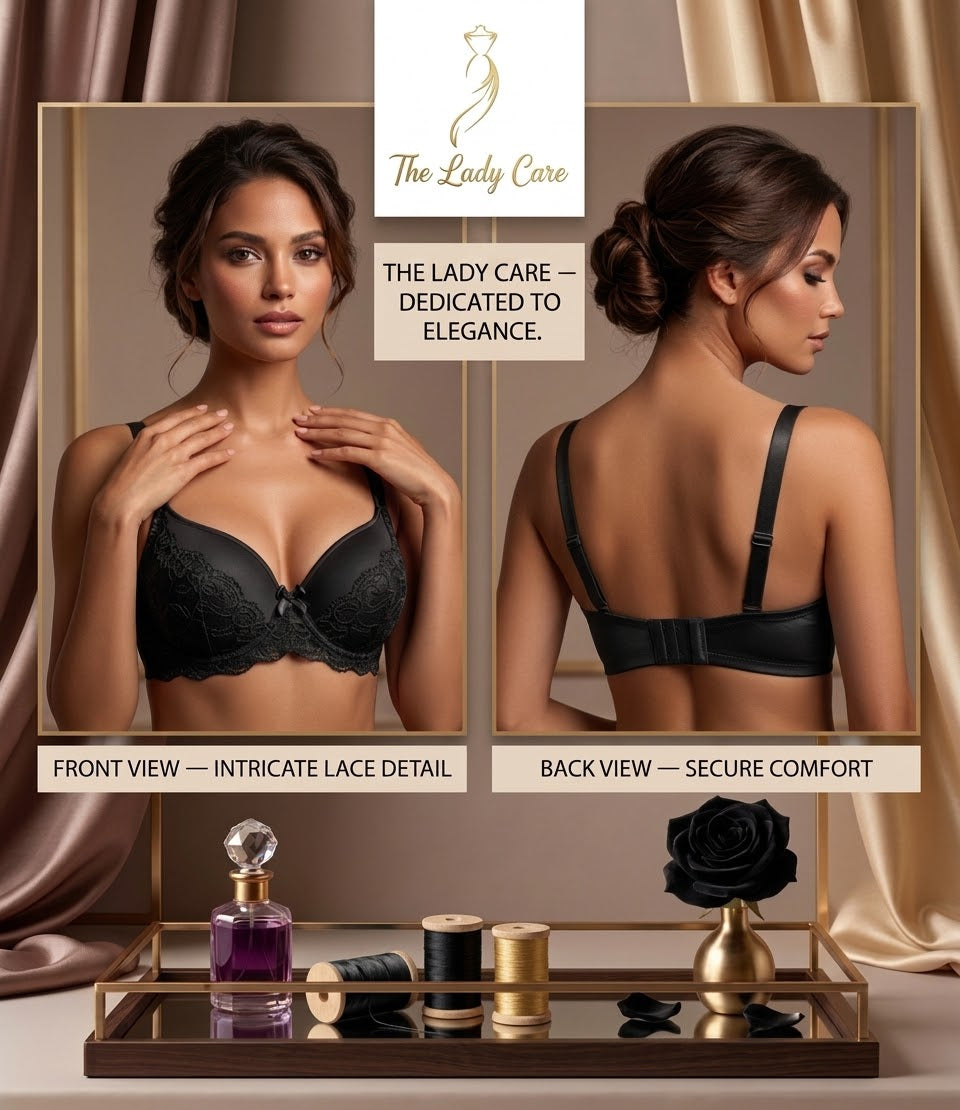 ✨ Luxe Lace Push-Up Bra – Elegant Lift & Feminine Charm