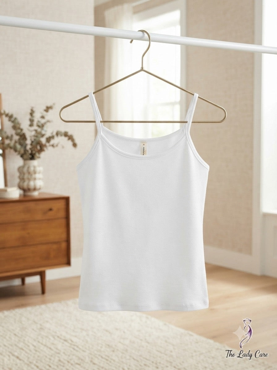 clean, slip-style camisole cut from a soft, lightweight fabric with a smooth drape. It features fine straps and a simple neckline, making it versatile for wearing on its own or as an easy layer under tailoring ( Pack Of 2 )