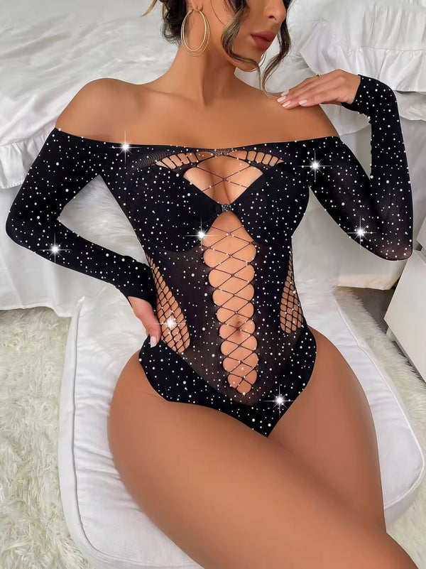 Fish Net Half Body stocking