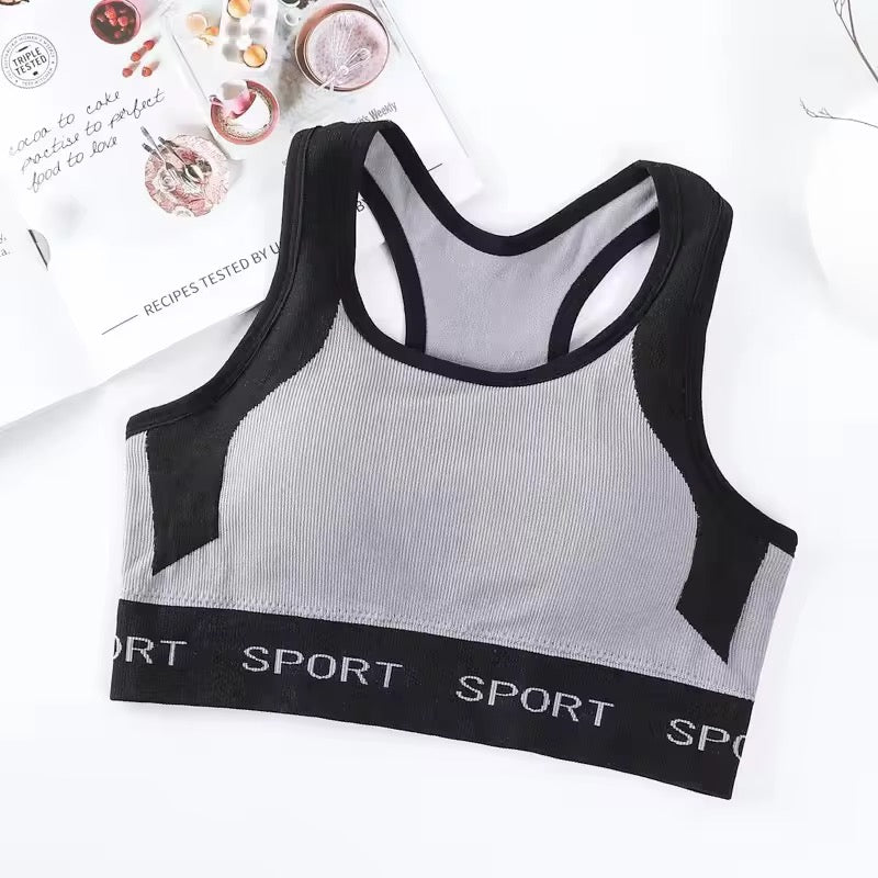 New Arrival Sports Bra Light Padded Full coverage Bra removable Pad