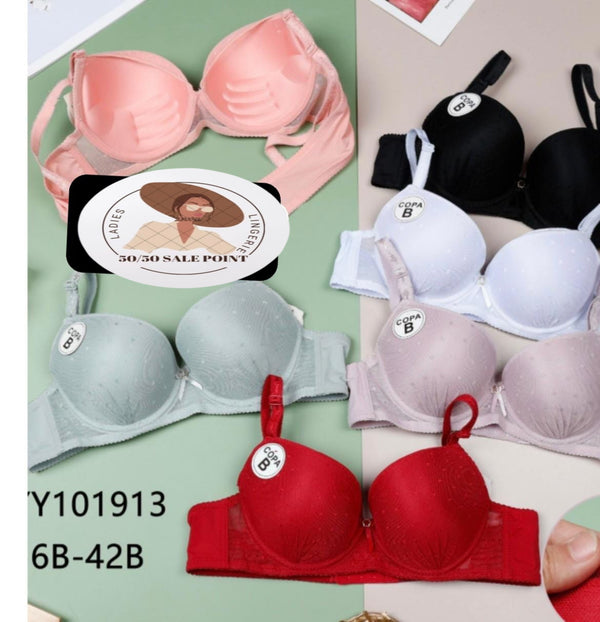 Floral single Padded wire Bra