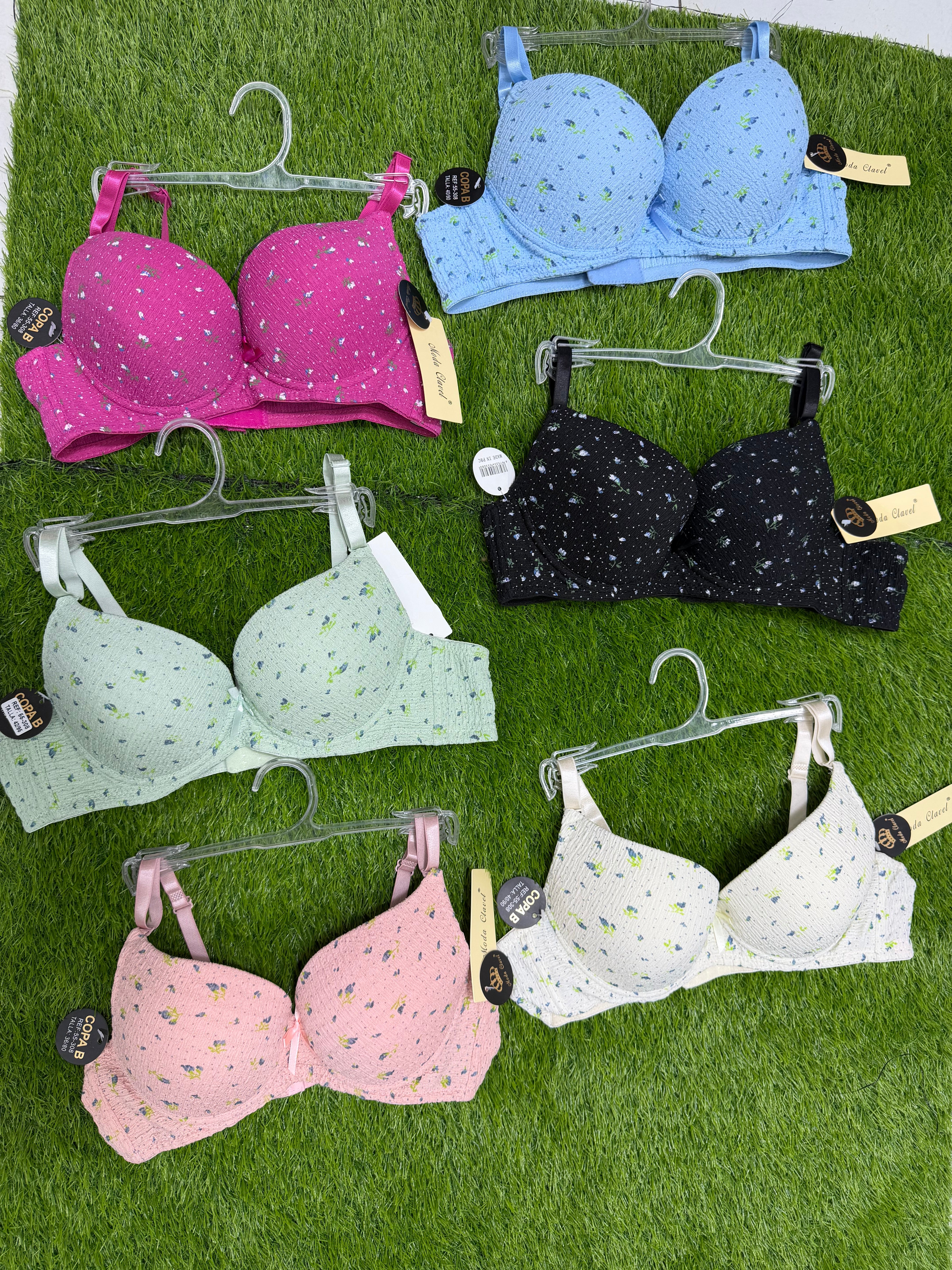Stylish Print Underwire Bra for Ultimate Comfort