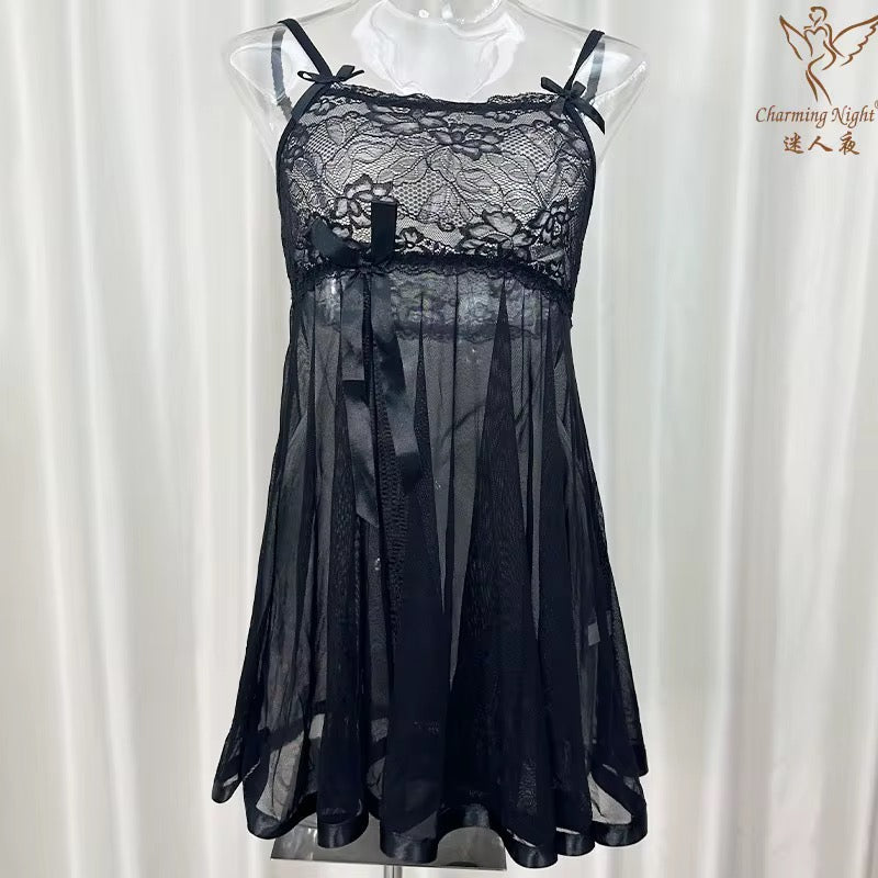 Temptation Pure Desire Lace Style Strap Underwear
Sex Sleeping Skirt