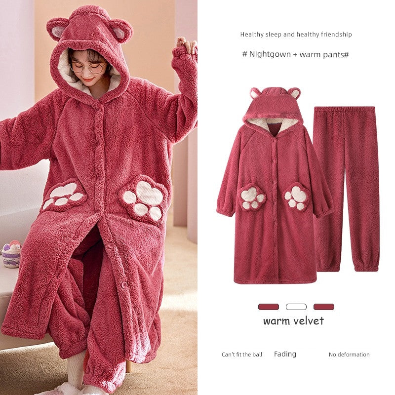 Fleece Night Suit