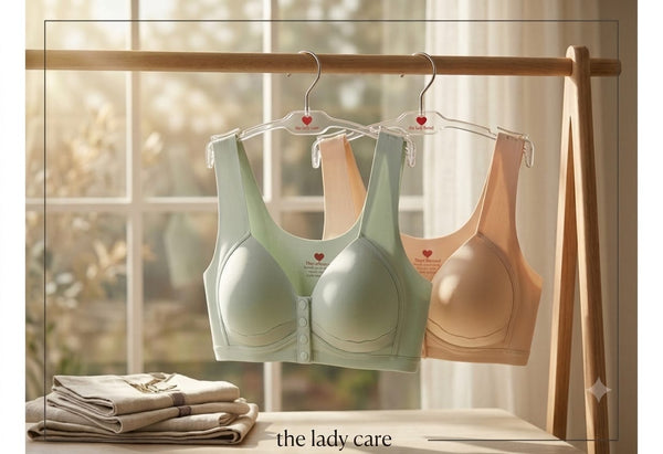 Designed with convenient front
- button closure and seamless wireless support for all day effortlessly elegant comfort.