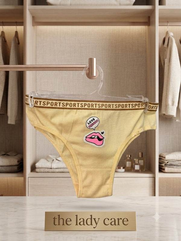 Style Factory Outsell Sexy Panties Cotton Briefs Girl Sexy Pants for Women's Ladies Underwear Panties Cotton /
ELASTANO ( Pack Of Three )