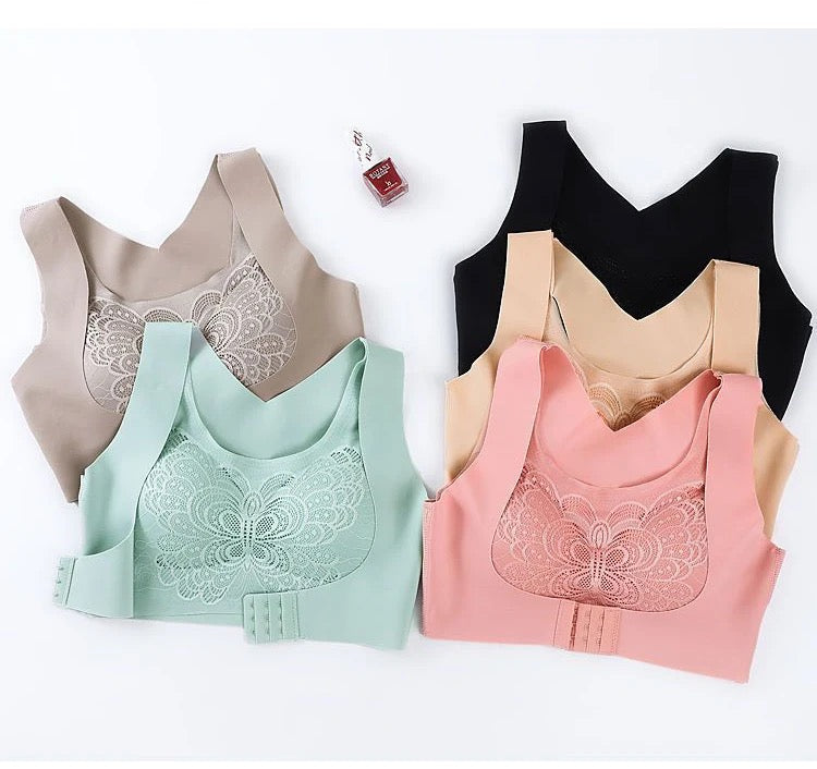 FRONT OPEN BRA FOR BREAST LIFTING FRONT  HOOKS CLOSURE FOR SAGGY CHEST