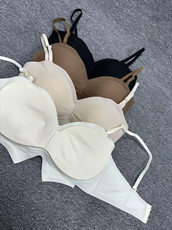 Soft Support Seamless Underwear Comfortable Gathering No
Steel Ring Collection Light Thin Breathable Bra Style