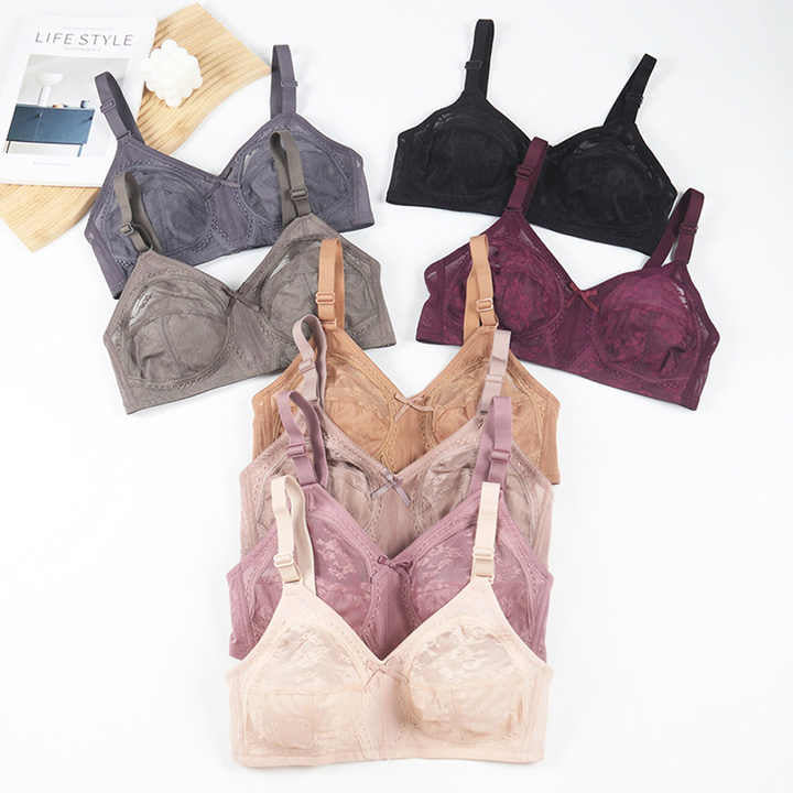 Imported Doreena Full coverage Bra non padded wireless(Pack of 2)