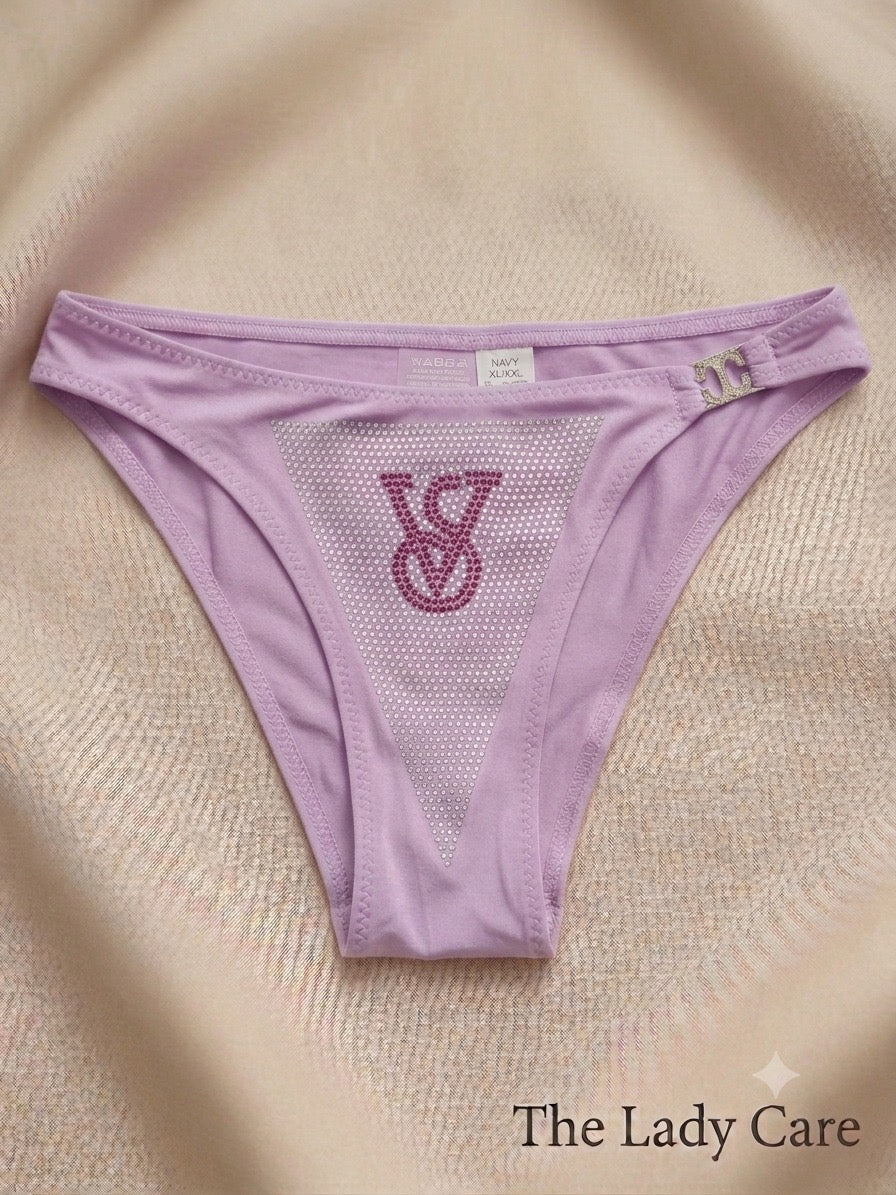 Seamless  Satin Briefs for Women Panties Low Rise Lingerie Underpants Comfortable Underwear Knickers
