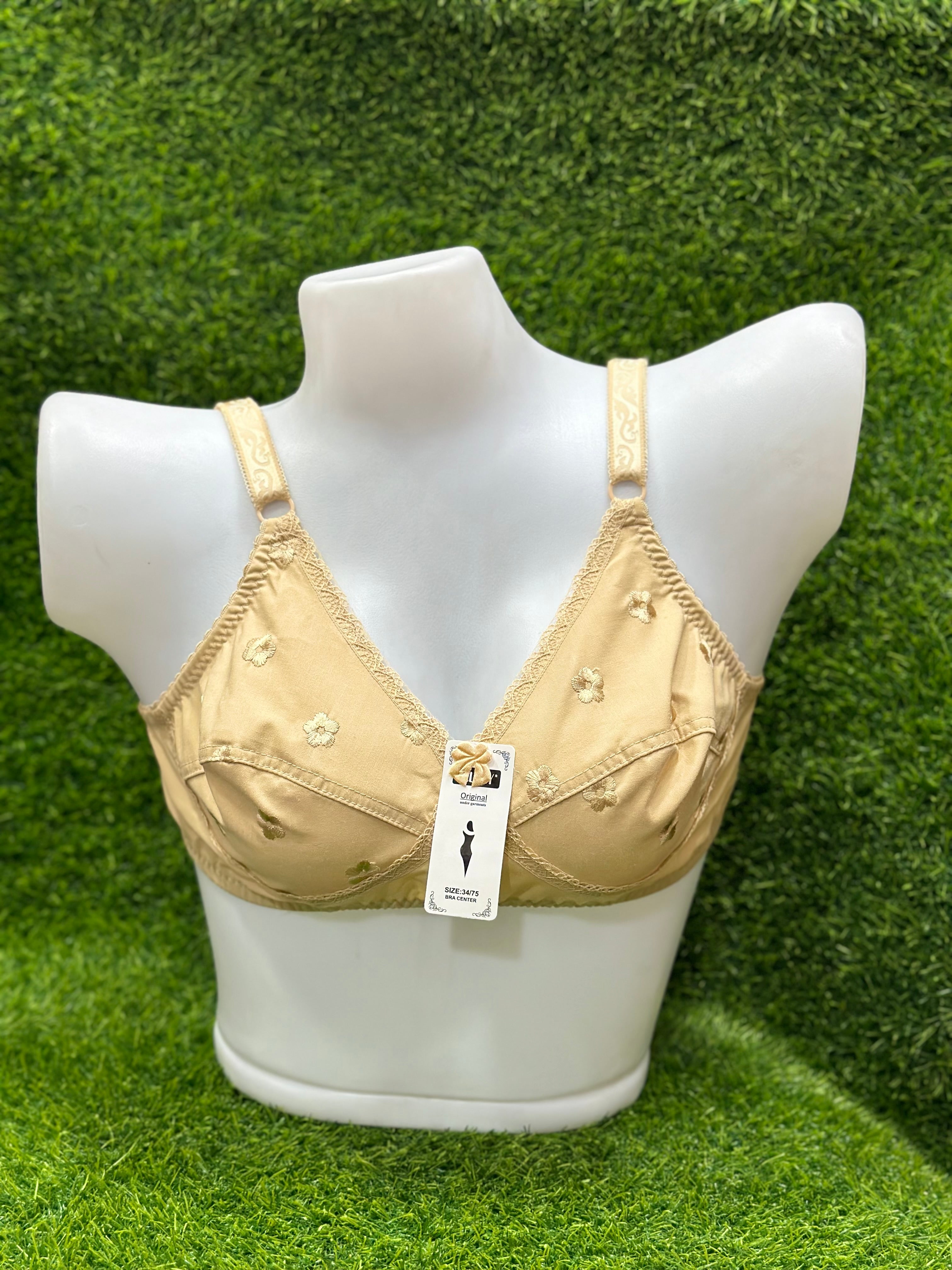 Flower cotton Bra (Pack of two)