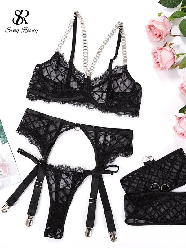 New arrival BLACK BLACK LINGERIE SET