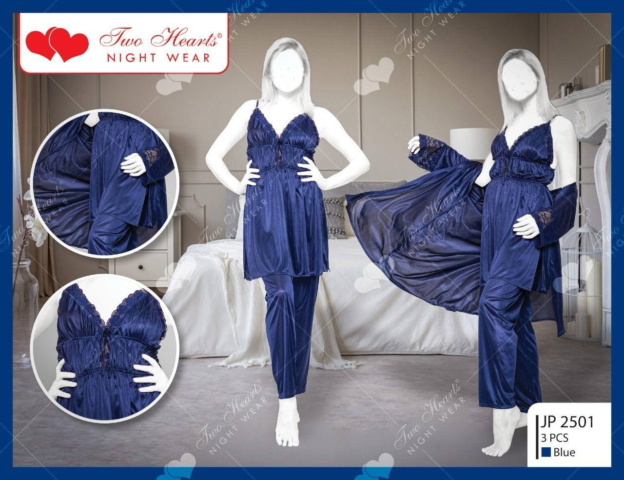 Three pieces Nighty silk