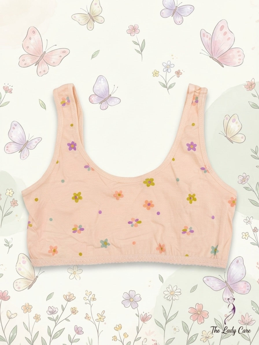 Comfortable Crop Top / Training Bra
Perfect as a reliable and comfortable training bra or casual innerwear.( Pack Of three )