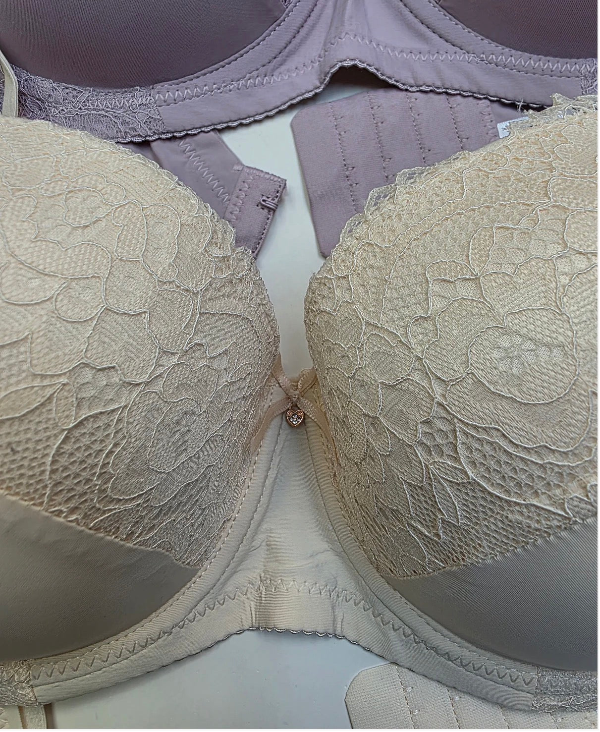 D Lacy Light
Padded Under Wire Half cup lace bra