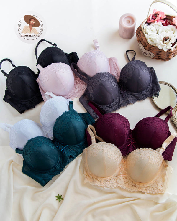 C Cup push up padded wire Bra