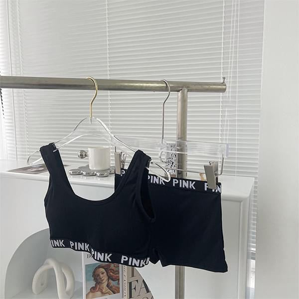 Breathable Sports Bra Panty Set