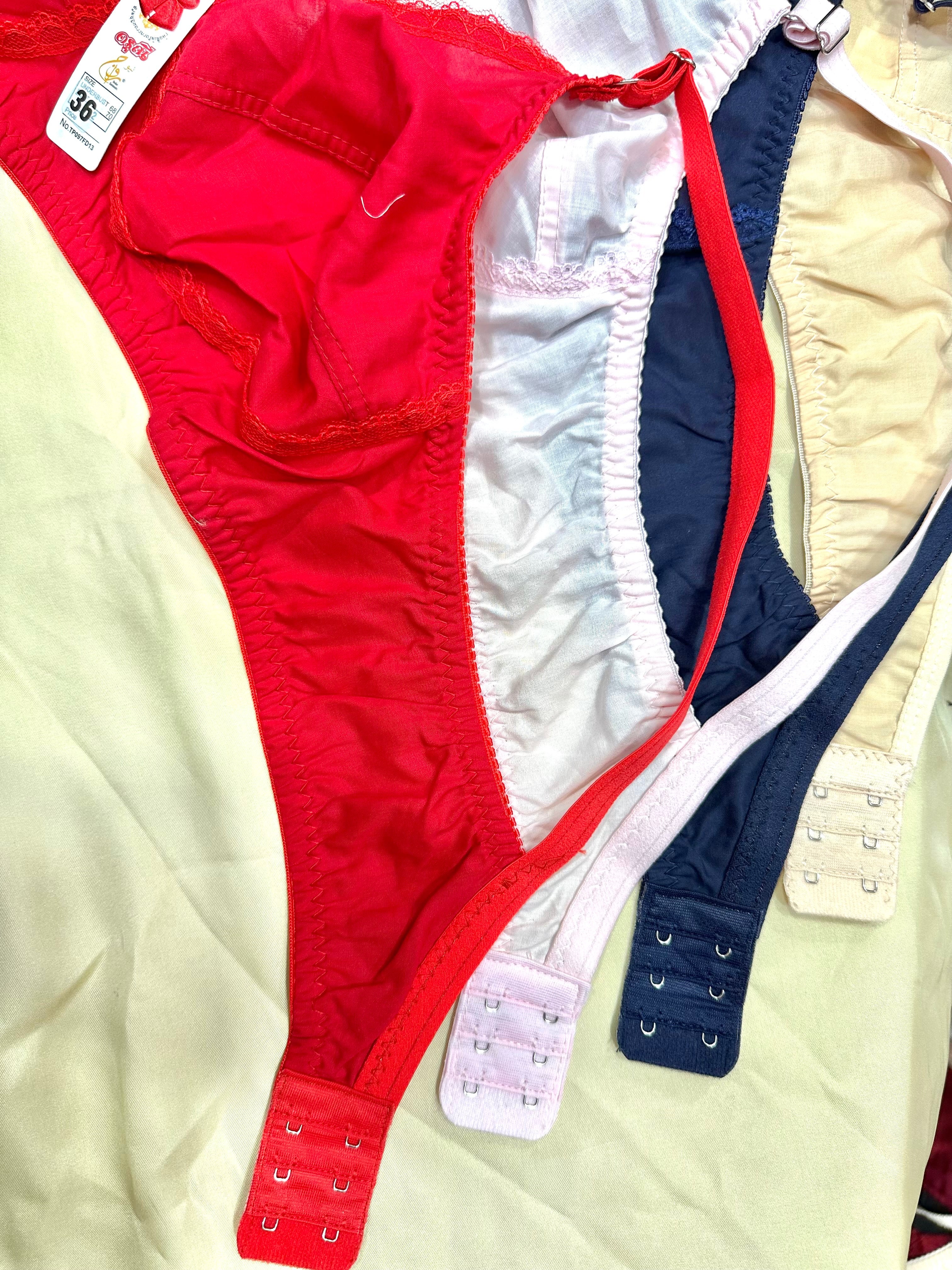 (Summer Sale)Lawn Cotton Bra (Pack OF 4)