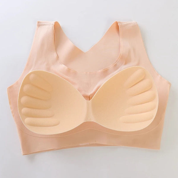Seamless Breathable Correct Hunchback Gather Front Closure Wide Straps Bra