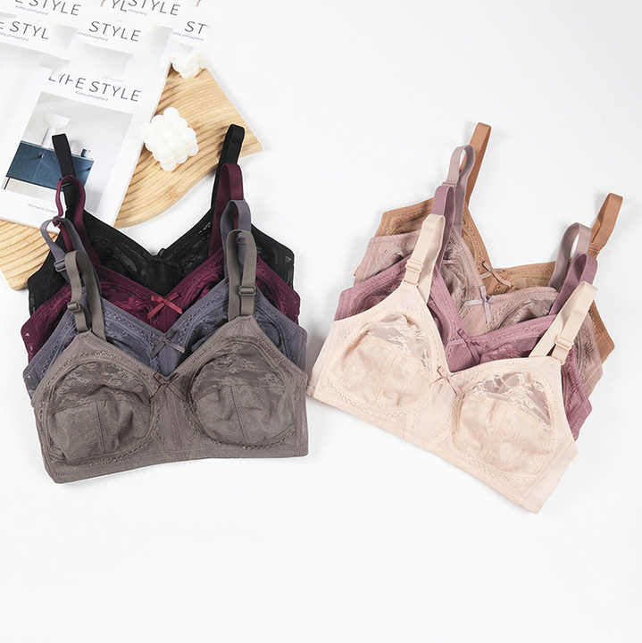 Imported Doreena Full coverage Bra non padded wireless(Pack of 2)