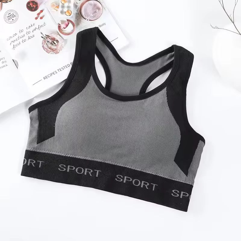 New Arrival Sports Bra Light Padded Full coverage Bra removable Pad