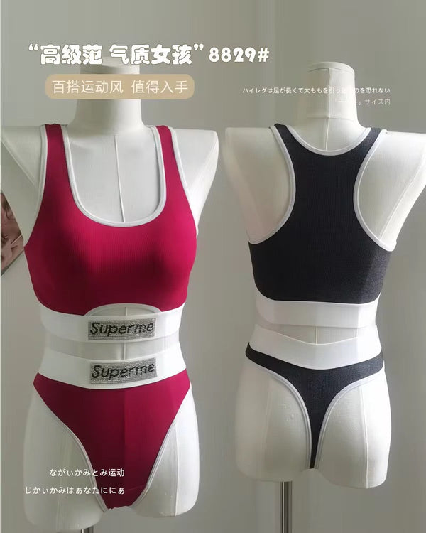 Superme Sports padded Bra set