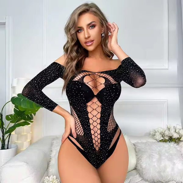 Fish Net Half Body stocking