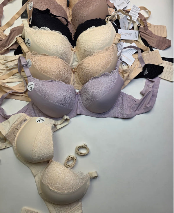 D Lacy Light
Padded Under Wire Half cup lace bra