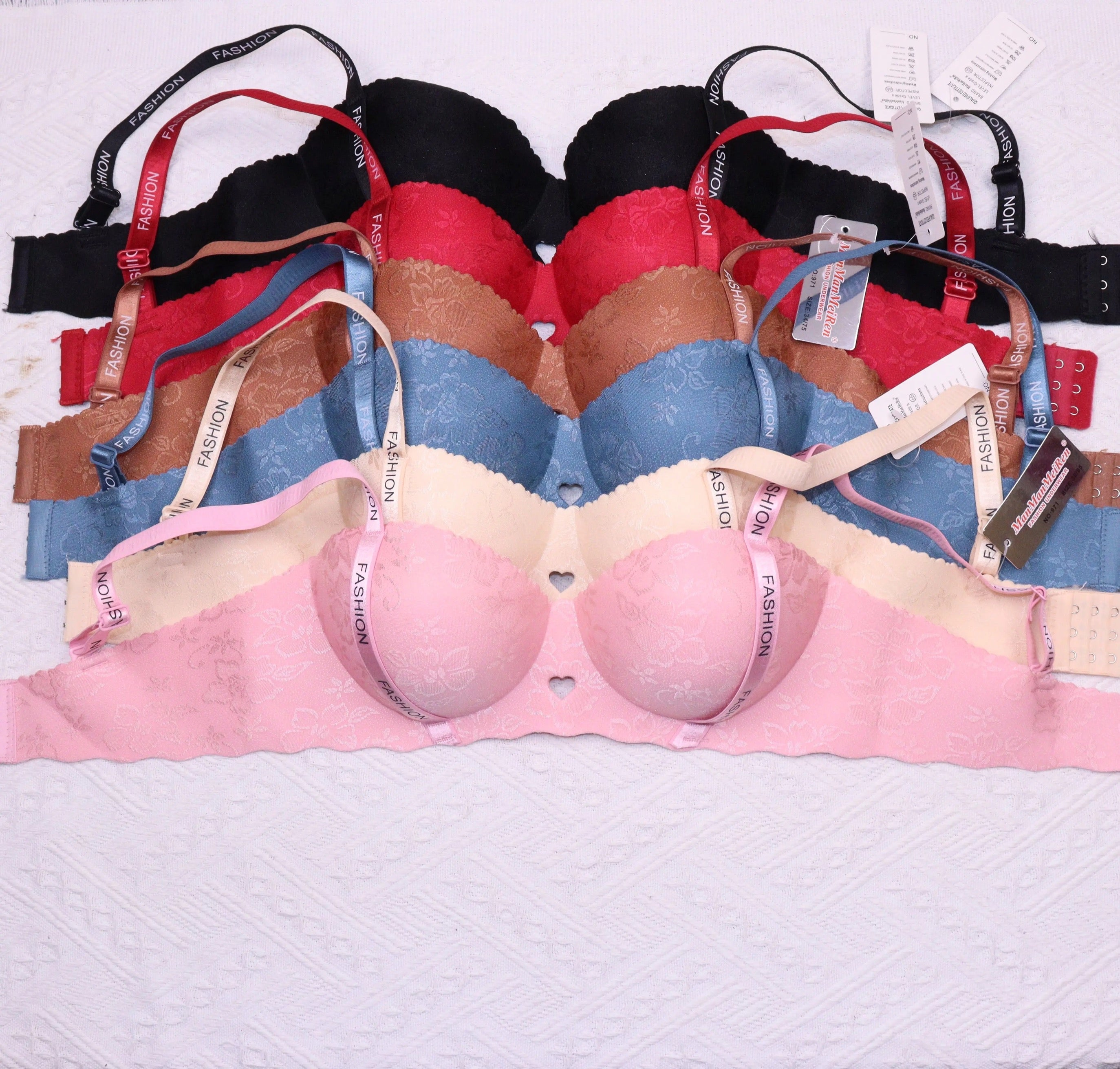Push-up padded Half Cup wireless Padded Bra