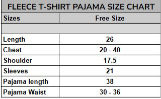 Teddy fleece Night Suit