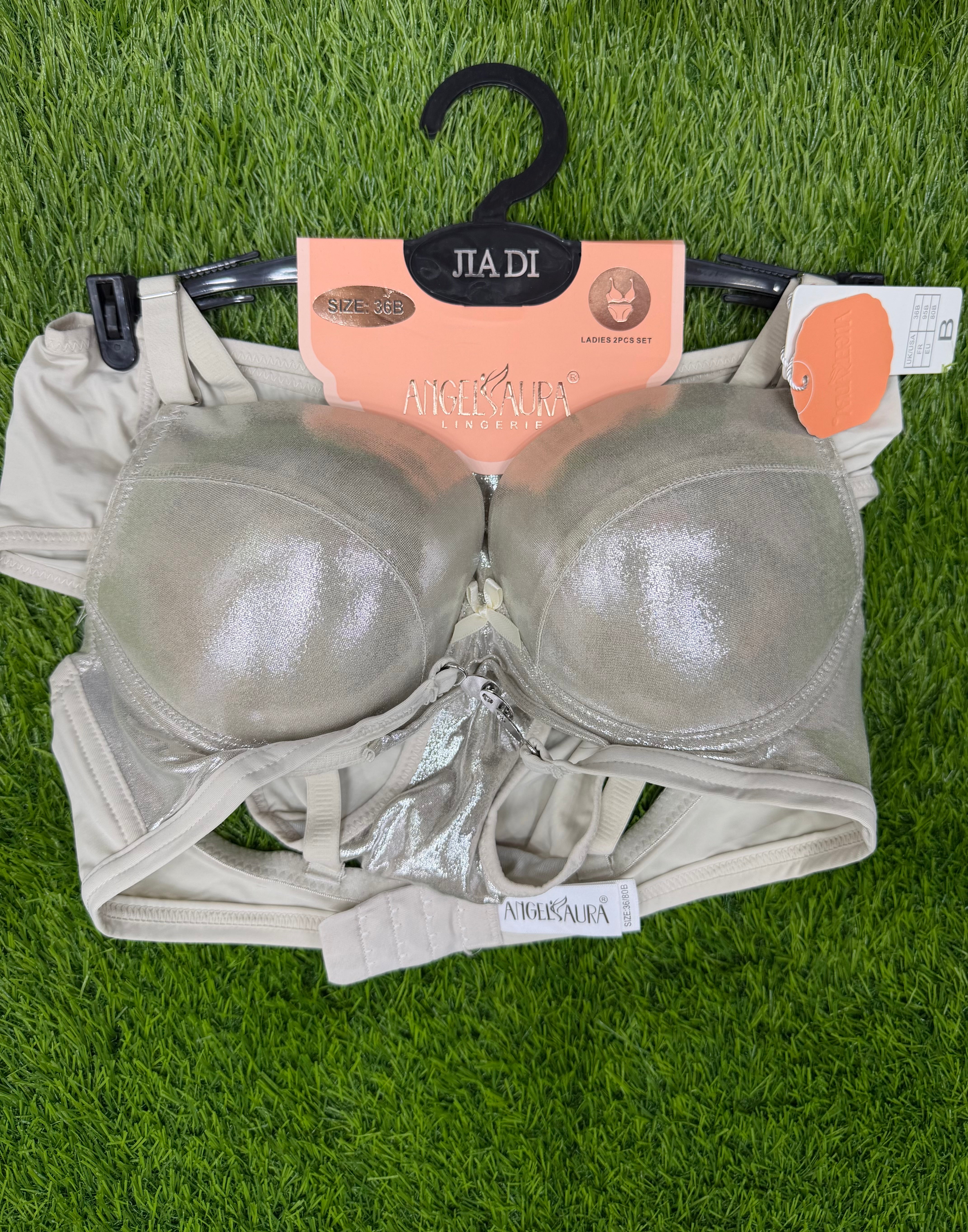 Lustrous -metallic-lingerie-set