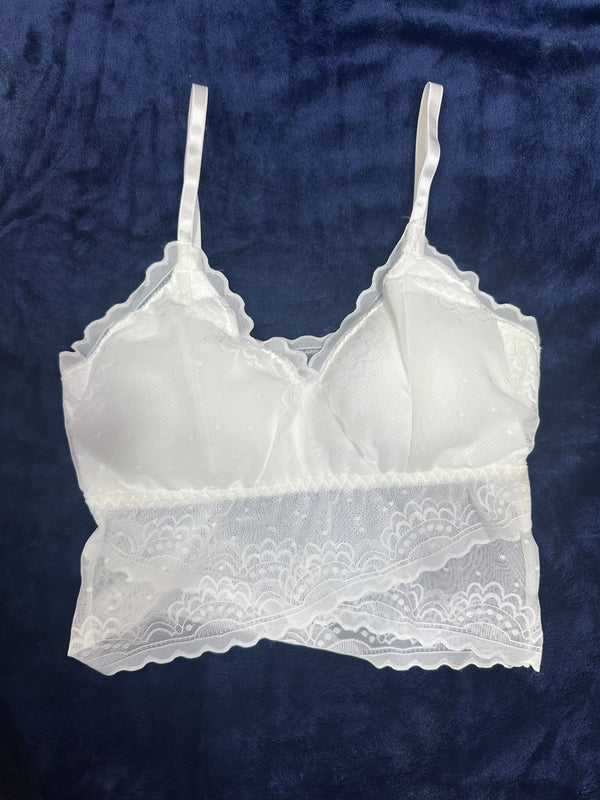 Padded Seamless Floral Bra