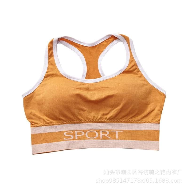 Women Sport Bra Biddies With Removable Pad And Soft Fabric