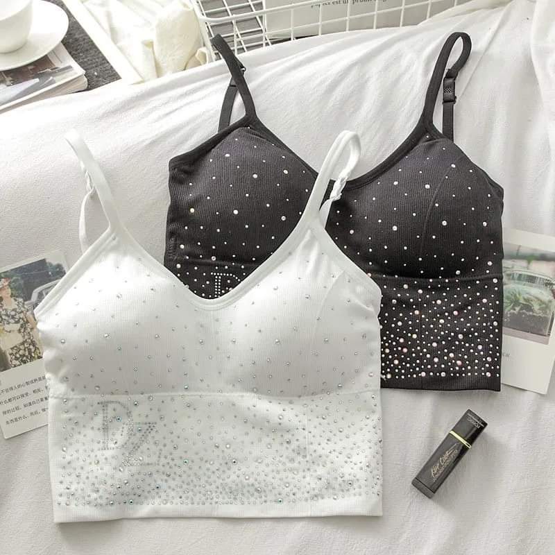 Women Soft STUFF Biddies With Front Stone And Adjustable Strap