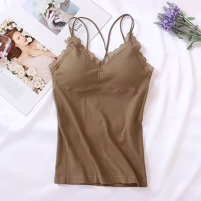 Fleece Warm padded Camisole