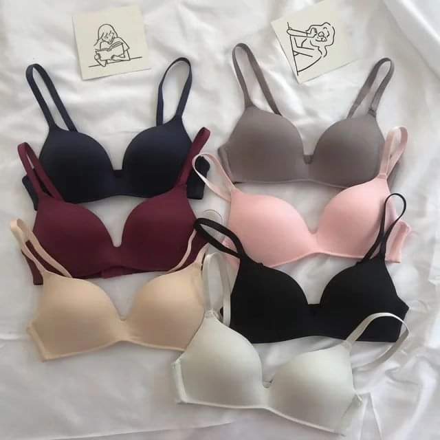 Women Smart Pushup Bra With Light Pad Soft And Plane Cup