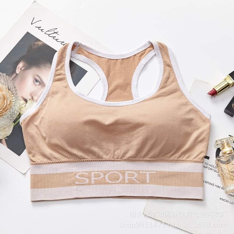 Women Sport Bra Biddies With Removable Pad And Soft Fabric