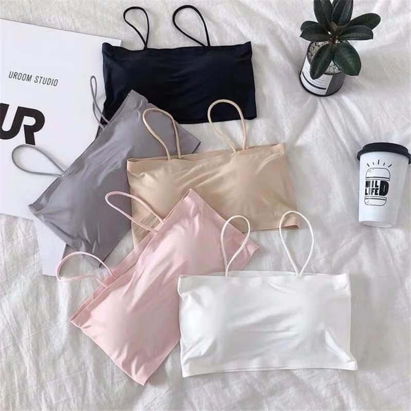 Women Tube Bra With Removable Pad And Flexible Stuff