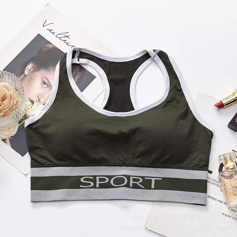 Women Sport Bra Biddies With Removable Pad And Soft Fabric