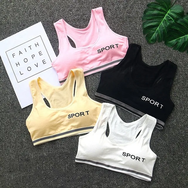 ladies Sport Biddies With Removable Pad And Soft Fabric